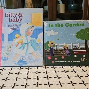 Pair of Children's Books: American Girl Bitty Baby and In the Garden